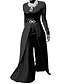 cheap Women&#039;s Jumpsuits-Women&#039;s Jumpsuit Solid Colored V Neck Party Daily Bootcut Slim Half Sleeve Green White Black S M L Spring