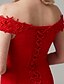 cheap Evening Dresses-Sheath / Column Minimalist Dress Formal Evening Floor Length Sleeveless Off Shoulder All Over Floral Lace with Beading 2022