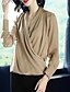cheap Women&#039;s Blouses &amp; Shirts-Women&#039;s Holiday Vintage / Active Blouse - Solid Colored / Leopard V Neck