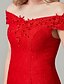 cheap Evening Dresses-Sheath / Column Minimalist Dress Formal Evening Floor Length Sleeveless Off Shoulder All Over Floral Lace with Beading 2022
