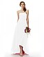 cheap The Wedding Store-Princess / A-Line Bridesmaid Dress Strapless Sleeveless Sweep / Brush Train / Asymmetrical Chiffon with Side Draping 2022