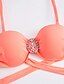 economico Bikini-Per donna Boho All&#039;americana Bikini Costumi da bagno Costume da bagno - Fantasia floreale S M L Nero Anguria Fucsia Arancione Blu
