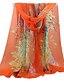 זול צעיפי שיפון צבעוניים שיקיים-צעיף מלבני - דפוס רשת בסיסי בגדי ריקוד נשים
