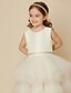 cheap Flower Girl Dresses-A-Line Ankle Length Flower Girl Dress Cute Prom Dress Satin with Sash / Ribbon Fit 3-16 Years