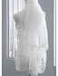 cheap Wedding Veils-Two-tier Stylish / Pearls Wedding Veil Elbow Veils with Faux Pearl / Embroidery POLY / Drop Veil