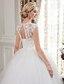 cheap Wedding Dresses-Church Ball Gown Wedding Dresses Floor Length Formal Open Back Cap Sleeve V Neck Satin With Crystal Sequin 2023 Bridal Gowns / Garden / Outdoor / Engagement