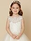 baratos Vestidos para Menina das Flores de Casamento-Linha A Longuette Vestido para Meninas das Flores Casamento Lindo Vestido de Baile Renda com Renda Ajuste 3-16 anos