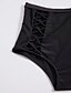 cheap Women&#039;s Swimwear-Women&#039;s Swimwear Bikini Swimsuit Black Army Green Halter Neck Bathing Suits