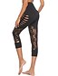 זול טייצים-בגדי ריקוד נשים בסיסי ספורט סקיני מכנסי טרנינג מכנסיים - אחיד שחור S M L