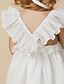 cheap Flower Girl Dresses-A-Line Knee Length Flower Girl Dress Wedding Cute Prom Dress Taffeta with Pleats Fit 3-16 Years