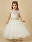 cheap Flower Girl Dresses-A-Line Knee Length Flower Girl Dress Cute Prom Dress Satin with Sash / Ribbon Fit 3-16 Years