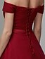 お買い得  イブニングドレス-Ball Gown Elegant &amp; Luxurious Dress Formal Evening Chapel Train Short Sleeve Off Shoulder Tulle with Bow(s) Ruched 2022