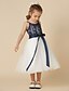 cheap Flower Girl Dresses-A-Line Knee Length Flower Girl Dress Cute Prom Dress Lace with Sash / Ribbon Fit 3-16 Years