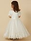 cheap Flower Girl Dresses-Princess Ankle Length Flower Girl Dress Cute Prom Dress Satin with Sash / Ribbon Fit 3-16 Years