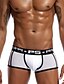 abordables Sous-vêtements exotiques homme-Homme Basique Sexy Boxers - Normal, Couleur Pleine Taille Basse Blanche Noir Bleu M L XL