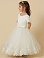 cheap Flower Girl Dresses-Princess Ankle Length Flower Girl Dress Cute Prom Dress Satin with Sash / Ribbon Fit 3-16 Years