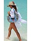 cheap Cover Up-Women&#039;s Basic White Thong Cover-Up Swimwear Swimsuit - Solid Colored One-Size White