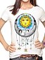 cheap Women&#039;s T-shirts-Women&#039;s Basic T-shirt - Geometric