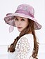 זול כובעים לנשים-בגדי ריקוד נשים כובע שמש חמוד תחרה פרחוני תחרה פפיון אביב קיץ סגול חאקי / בד