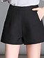 cheap Women&#039;s Pants-Women&#039;s Active Plus Size Daily Slim Shorts Pants - Solid Colored Black White M L XL