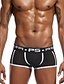 abordables Sous-vêtements exotiques homme-Homme Basique Sexy Boxers - Normal, Couleur Pleine Taille Basse Blanche Noir Bleu M L XL