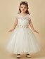 cheap Flower Girl Dresses-A-Line Knee Length Flower Girl Dress Cute Prom Dress Satin with Sash / Ribbon Fit 3-16 Years