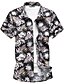 preiswerte Herrenhemden-Men&#039;s Plus Size Shirt - Floral Classic Collar / Short Sleeve / Summer