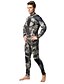 ieftine Costume de costume și scufundări-MYLEDI Bărbați Neopren Întreg 3mm Neopren Costume de scafandru Termic cald Manșon Lung Fermoar Spate - Înot Scufundare Peteci Toamnă Iarnă Primăvară