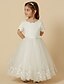 cheap Flower Girl Dresses-Princess Ankle Length Flower Girl Dress Cute Prom Dress Satin with Sash / Ribbon Fit 3-16 Years