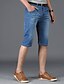 cheap Men&#039;s Pants-Men&#039;s Basic / Street chic Plus Size Cotton Jeans / Shorts Pants - Solid Colored Navy Blue 34 / Summer