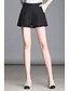 cheap Women&#039;s Pants-Women&#039;s Active Plus Size Daily Slim Shorts Pants - Solid Colored Black White M L XL