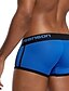 cheap Men&#039;s Exotic Underwear-Men&#039;s Basic Sexy Boxers Underwear - Normal, Solid Colored Low Rise White Black Blue M L XL