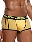 cheap Men&#039;s Exotic Underwear-Men&#039;s Basic Sexy Boxers Underwear - Normal, Solid Colored Low Rise White Black Blue M L XL