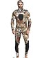 cheap Wetsuits &amp; Diving Suits-MYLEDI Men&#039;s Full Wetsuit 3mm SCR Neoprene Diving Suit Thermal Warm UPF50+ Quick Dry High Elasticity Long Sleeve 2 Piece Hooded - Swimming Diving Surfing Scuba Camo / Camouflage Winter Spring Summer