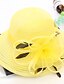 abordables Sombreros de mujer-Mujer Kentucky Derby Encaje,Malla Sombrero para el sol-Bonito Estampado Todas las Temporadas Morado Amarillo Rosa / Tejido