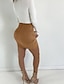 preiswerte Damenröcke-Damen Grundlegend Ausgehen Asymmetrisch Bodycon Röcke - Solide Gespleisst / Sexy / Skinny