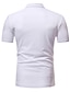 baratos Pólos para Homem-Homens Camisa de golfe Camisa de tênis Gráfico Geométrica Tribal Manga Curta Diário Blusas Moda de Rua Boho Decote V Branco Vermelho