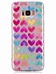 cheap Samsung Cases-Case For Samsung Galaxy S9 / S9 Plus / S8 Plus Transparent / Pattern Back Cover Heart Soft TPU