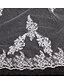 cheap Wedding Veils-One-tier Fashionable Jewelry / Flower Style / Mesh Wedding Veil Chapel Veils with Scattered Bead Floral Motif Style 110.24 in (280cm) POLY / Tulle / Oval