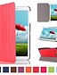 billige Etui til Samsung-nettbrett-Etui Til Samsung Galaxy Tab S2 9.7 / Tab E 9.6 med stativ / Flipp Heldekkende etui Ensfarget Hard PU Leather