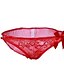 ieftine Chiloți-Pentru femei Dantelă / Plasă Erotic Linie G &amp; Tanga - Normal, Brodată 1box Talie Joasă Alb Negru Roșu-aprins Mărime unică