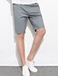 preiswerte Lässige Shorts-Herren Shorts Kurze Hosen Einfarbig Täglich Basic Weiß Schwarz / Sommer / Übergröße