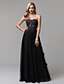 cheap Evening Dresses-A-Line Sparkle &amp; Shine Dress Prom Formal Evening Floor Length Sleeveless Sweetheart Lace with Beading Appliques 2024