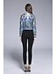 cheap Women&#039;s Blouses &amp; Shirts-Women&#039;s Basic Shirt - Geometric Print Shirt Collar