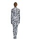 economico Tute zentai-Costumi zentai con motivi Costume cosplay Tute aderenti Per adulto Lattice Lycra e Spandex Elastico Costumi Cosplay Moda Design speciale Moderno Per uomo Per donna Modello di pelliccia animale Zebra