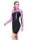 cheap Wetsuits &amp; Diving Suits-Dive&amp;Sail Women&#039;s Rash Guard Dive Skin Suit Elastane Neoprene Diving Suit Thermal Warm SPF50 UV Sun Protection Long Sleeve Boyleg - Swimming Diving Surfing / Breathable / Quick Dry / Breathable