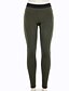 cheap Sexy Bodies-Women&#039;s Daily Sporty Basic Legging Solid Colored Pleated Mid Waist Black Army Green S M L