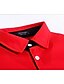 preiswerte Polo-Shirts für Herren-Herren Golfhemd Einfarbig Kragen Hemdkragen Grün Weiß Schwarz Hellgrau Dunkelgray Langarm Täglich Oberteile Baumwolle