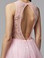 cheap Special Occasion Dresses-A-Line Beautiful Back Homecoming Cocktail Party Dress Jewel Neck Sleeveless Short / Mini Tulle with Beading 2020