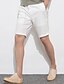 preiswerte Lässige Shorts-Herren Shorts Kurze Hosen Einfarbig Täglich Basic Weiß Schwarz / Sommer / Übergröße
